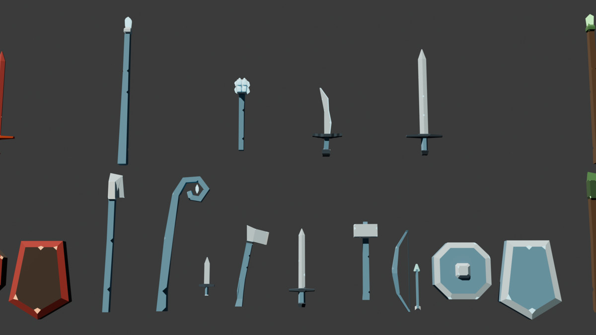 EmbersStorm- Magic Weapons & Shields Pack