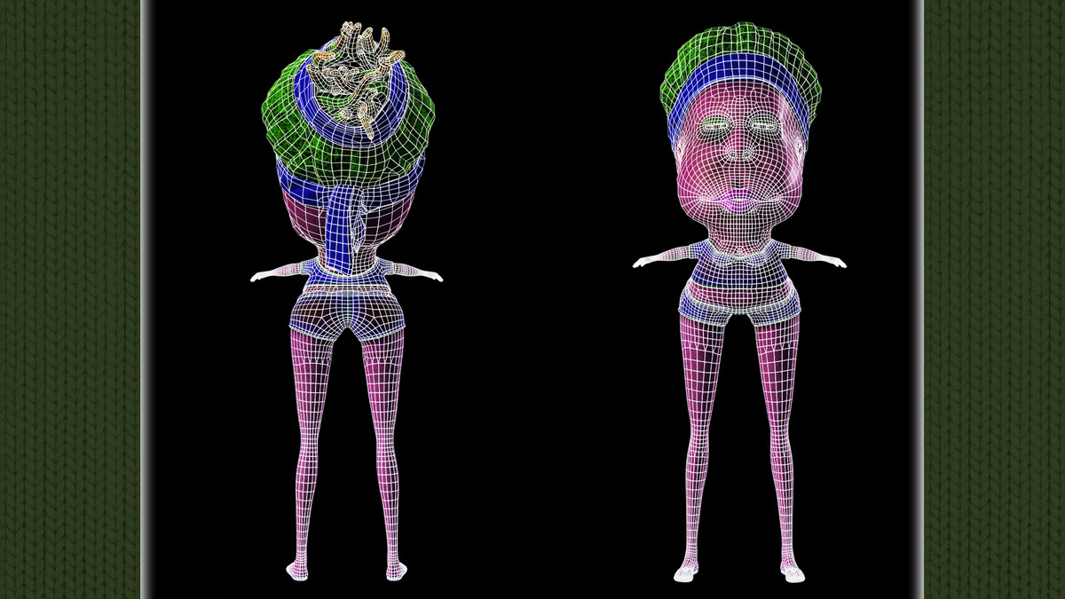 Funky Cartoon Woman – Candy