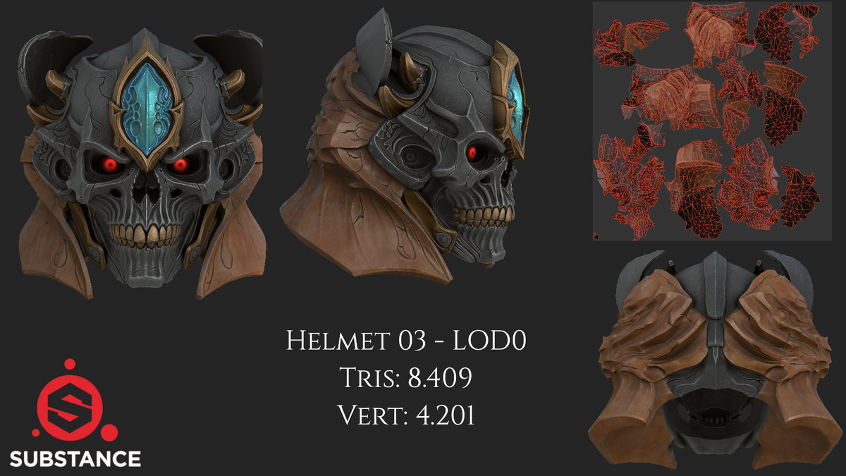 10 Helmets - Dark Fantasy Megapack