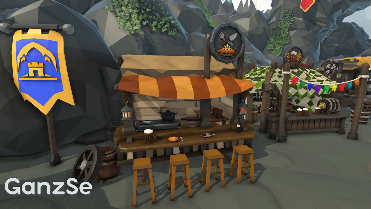 GanzSe Mountain Trade Pass - Stylized Low Poly Environment