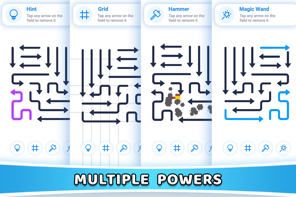 Arrow Puzzle Game - Complete Game Template (1000+ Levels & 350+ Daily Challenge)