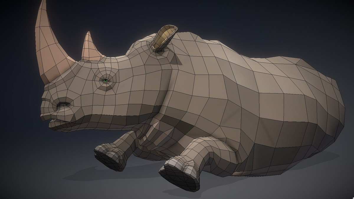 Poly Art: Rhino