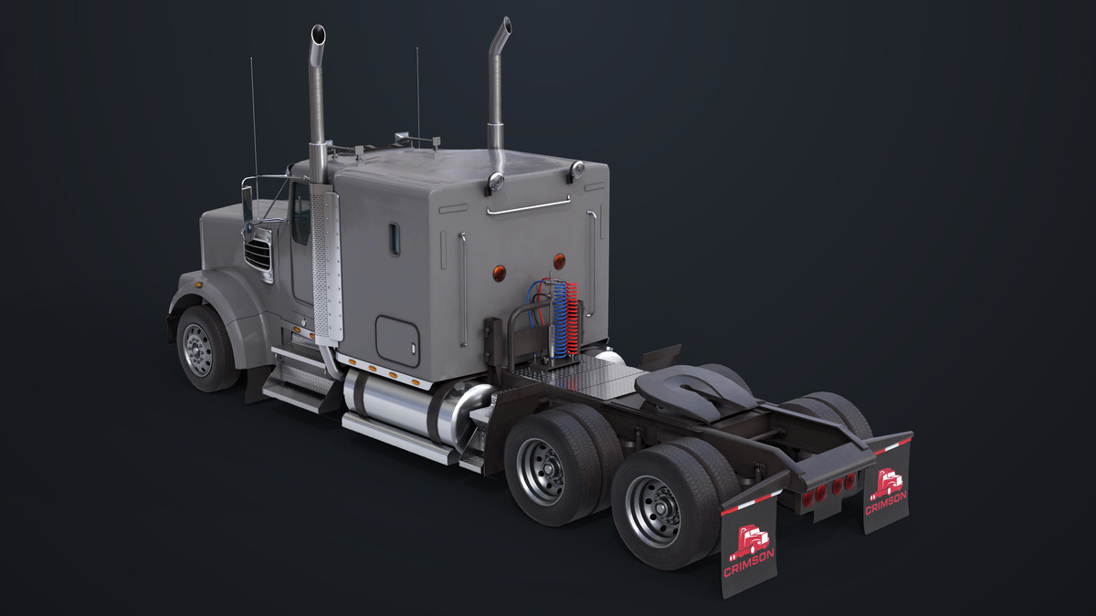 Heavy Truck Chassis 07 Generic Grey URP HDRP Textures