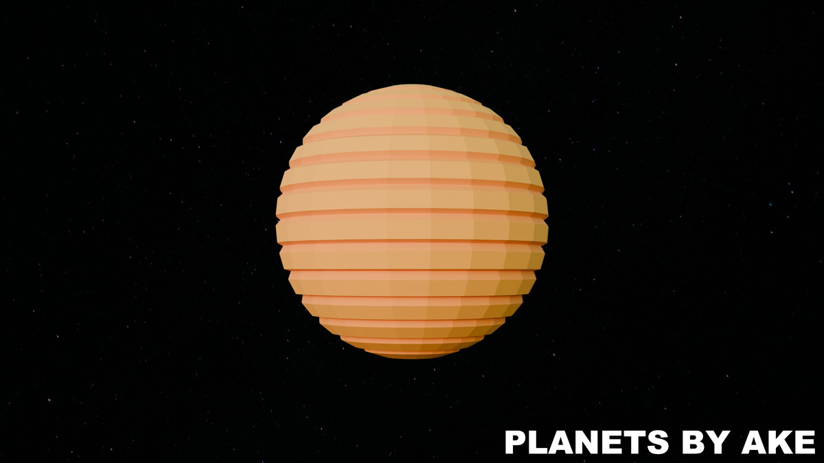 Low Poly Planets by Ake