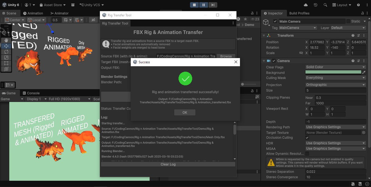 Rig Transfer Tool