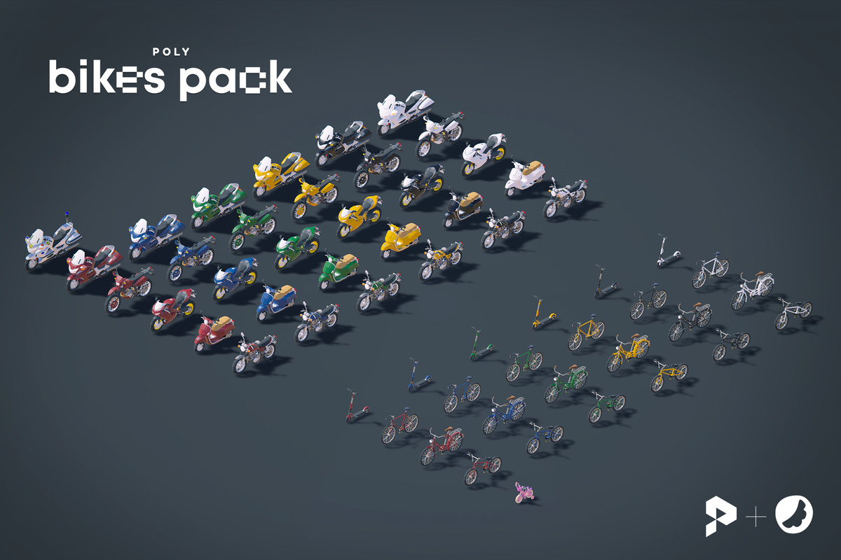 Poly Bikes Pack