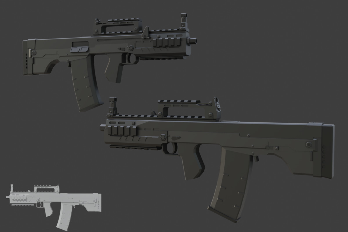 Low Poly Weapon Bundle Pack 3