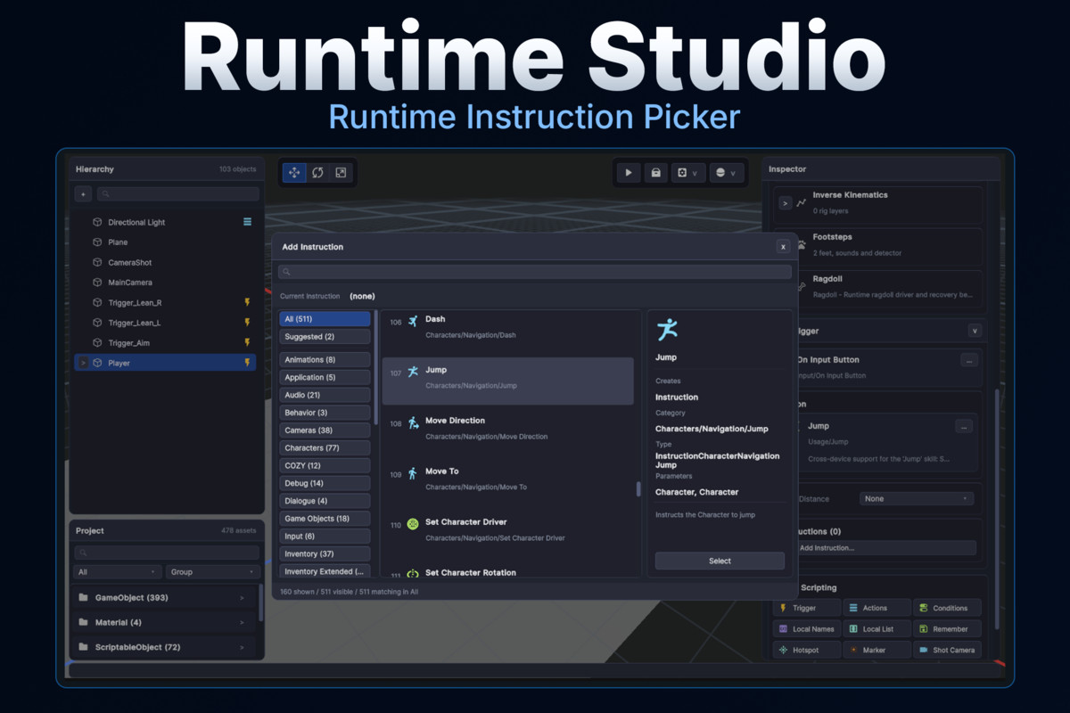 Runtime Studio – Game Creator 2 Integration