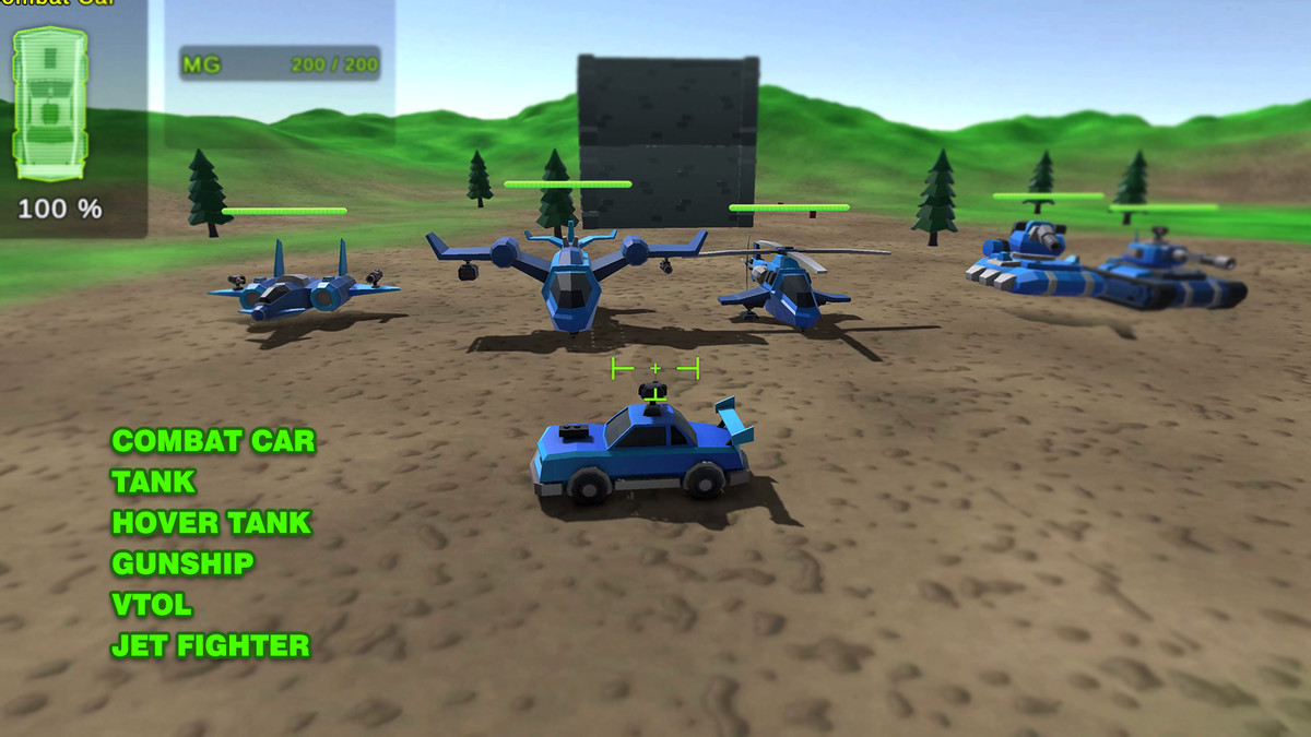 Vehicle Warfare Kit - Game Template