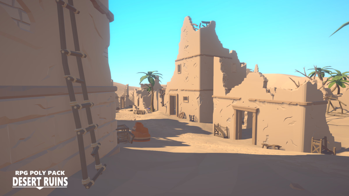 RPG Poly Pack - Desert Ruins