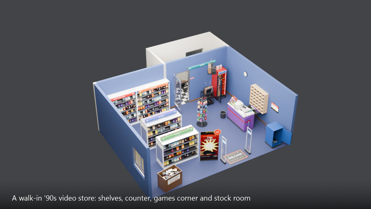 Video Store Kit: Interactive '90s Rental Store