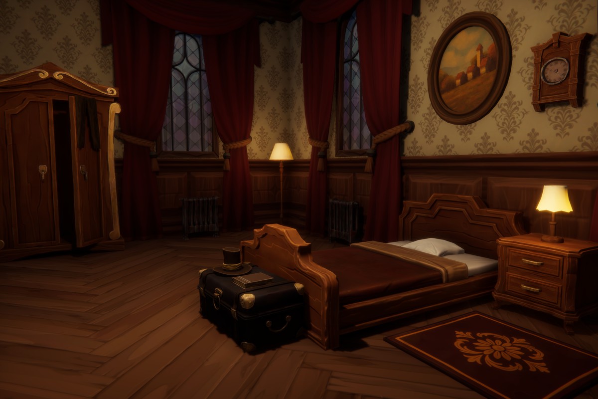 Stylized Victorian Mansion