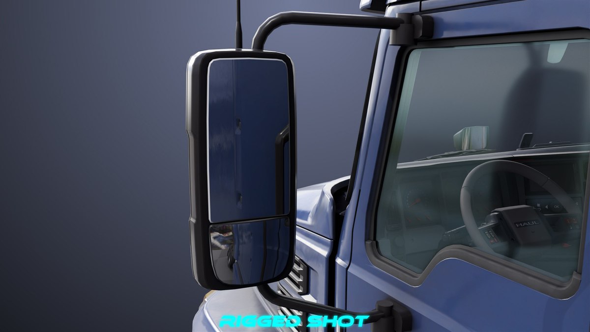 Heavy Truck Blue Chassis 05 URP HDRP Textures