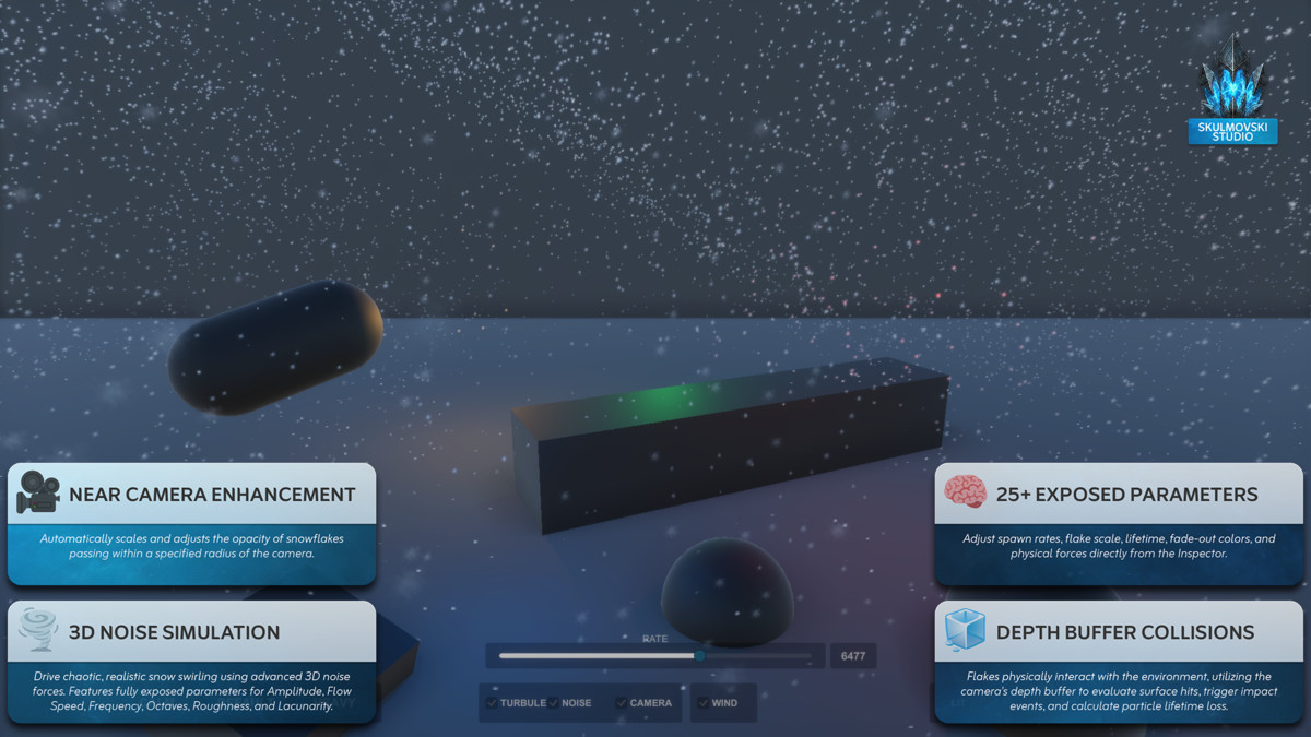 Snow VFX Graph System (URP & HDRP)
