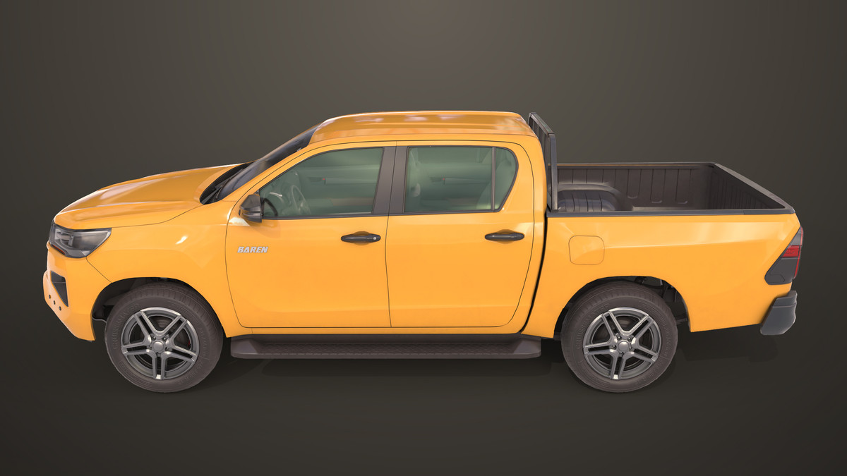 Pickup Truck 04 Brown URP HDRP Textures