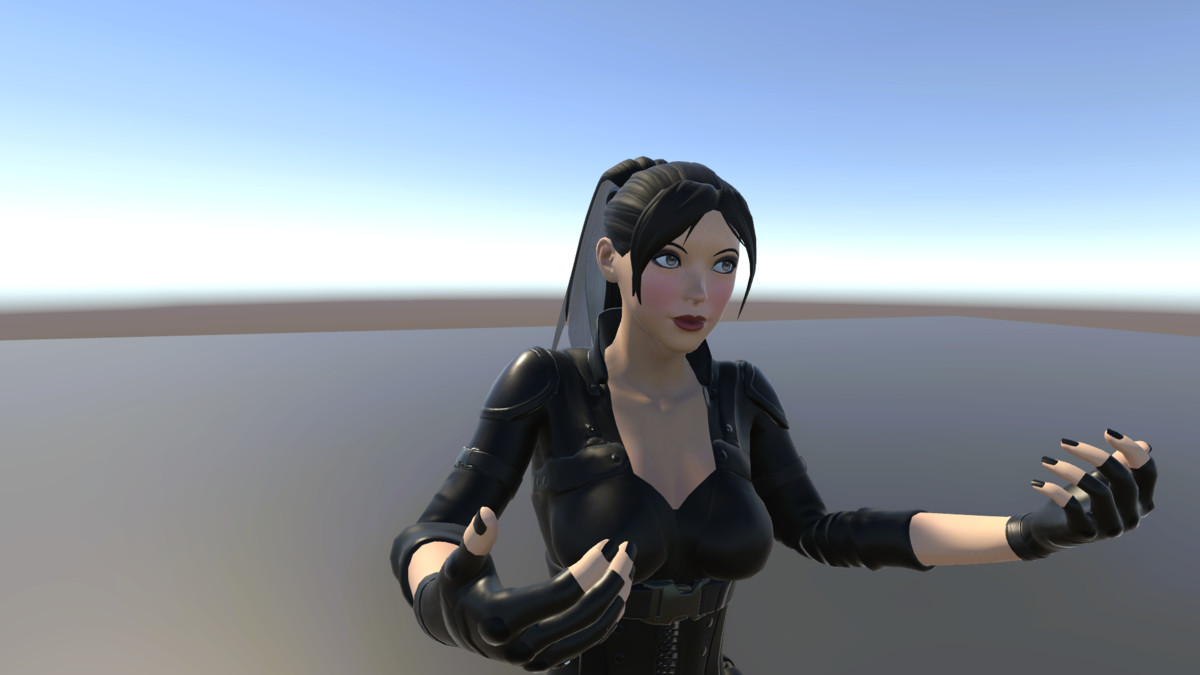 3D Lady In Black