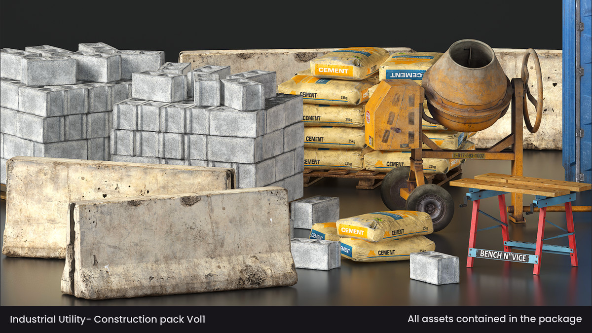 Industrial Utility - Construction Props Pack