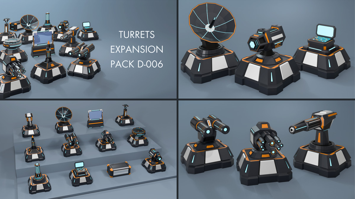 LOW POLY SCI-FI ULTIMATE ASSET LIBRARY