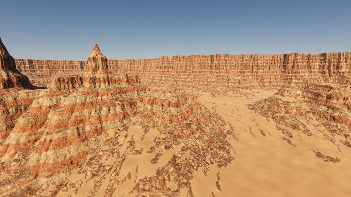 Procedural Canyon Terrains 8K
