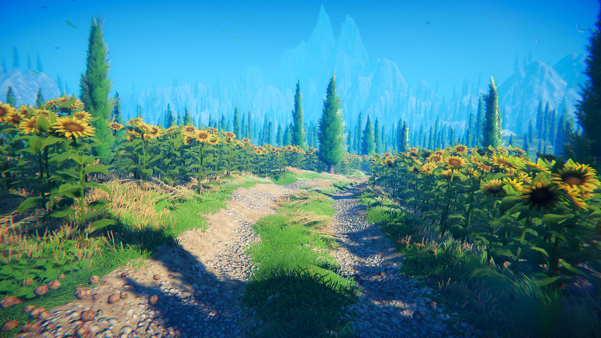 Stylized Cypress Valley