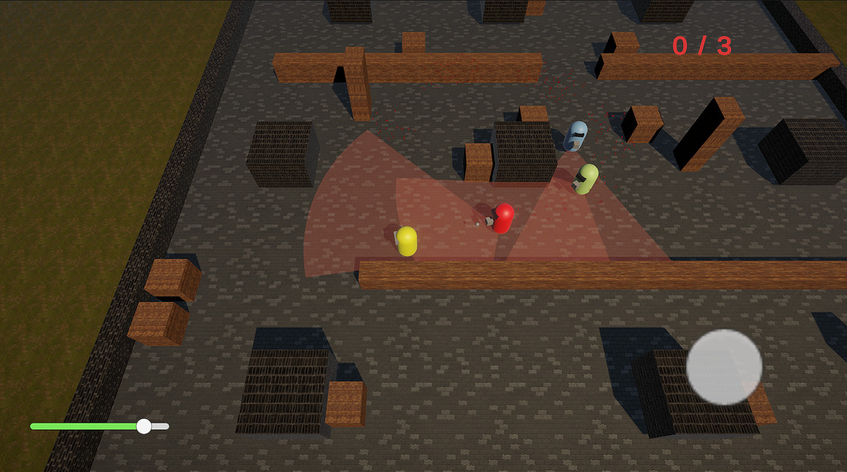 Top-Down Stealth Assassin AI