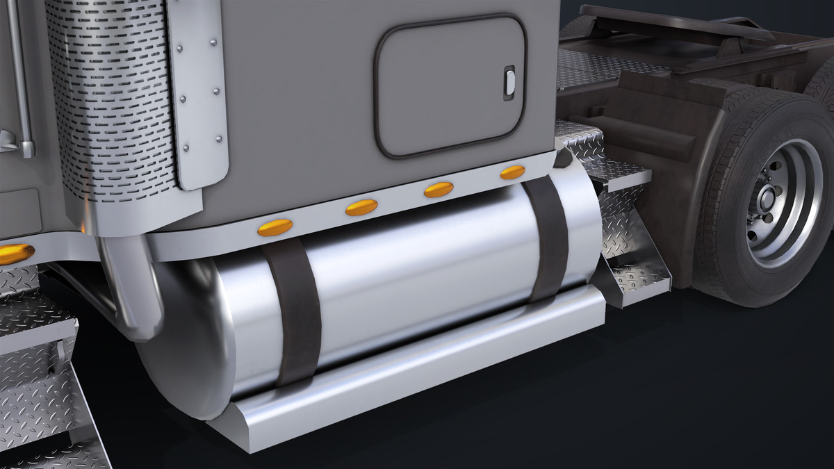 Heavy Truck Chassis 07 Generic Grey URP HDRP Textures
