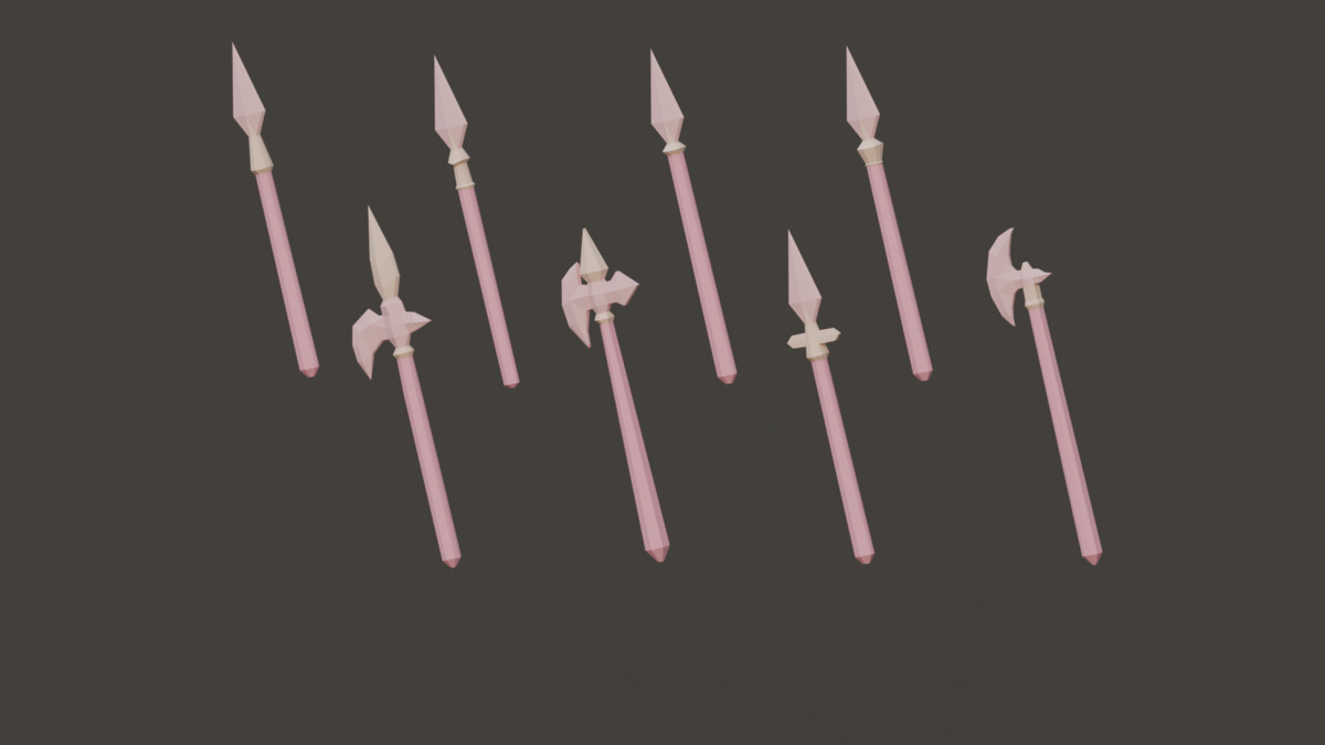 Fantasy Melee Weapons - Low Poly Pack