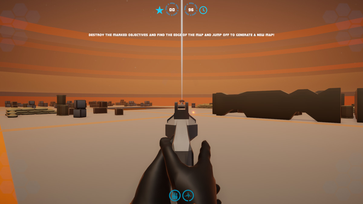 Sci-fi FPS Randomly Generated Full Game Example Template