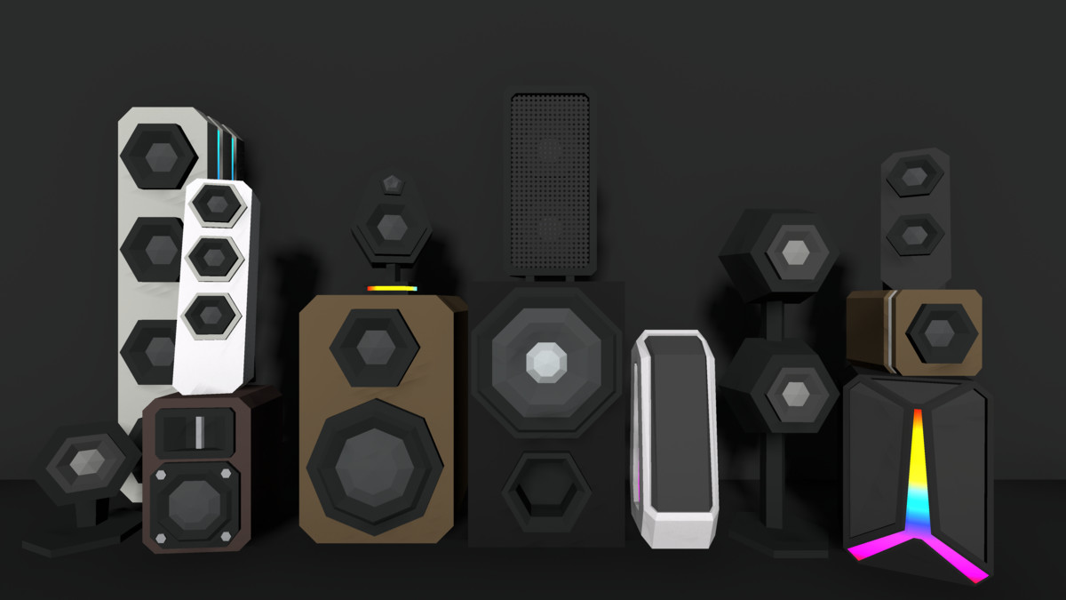 polygonal modular computer pack