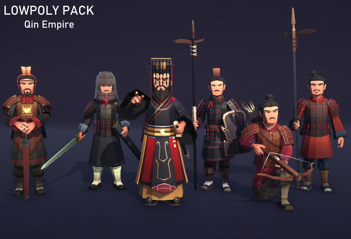 LowpolyPack_Qin Empire