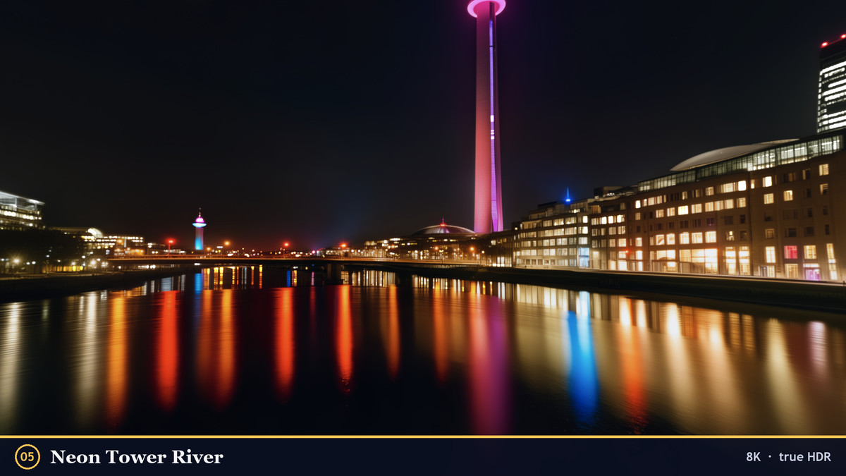 Waterfront Cities Sunset to Night - 8K True HDR Skyboxes (URP, HDRP)