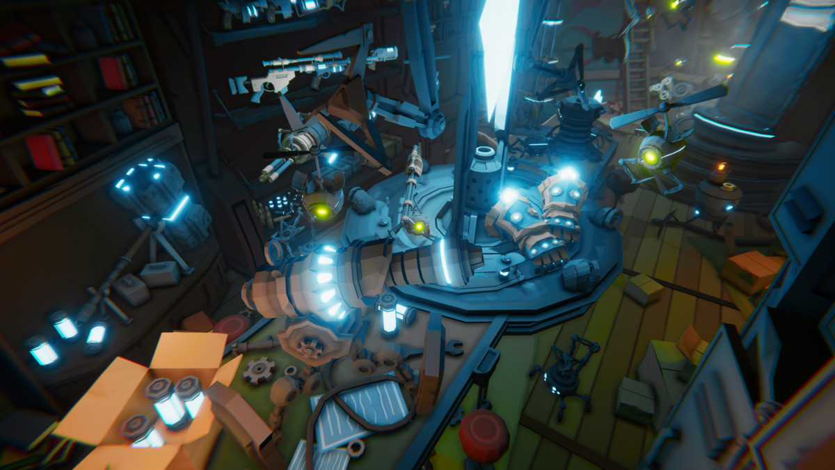 STYLIZED Fantasy Magitech Laboratory - Low Poly 3D Art