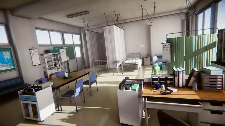 图片[3]-Unity医务室场景日式医院卫生室Japanese School Infirmary 2.0 - 盘古CG网-盘古CG网