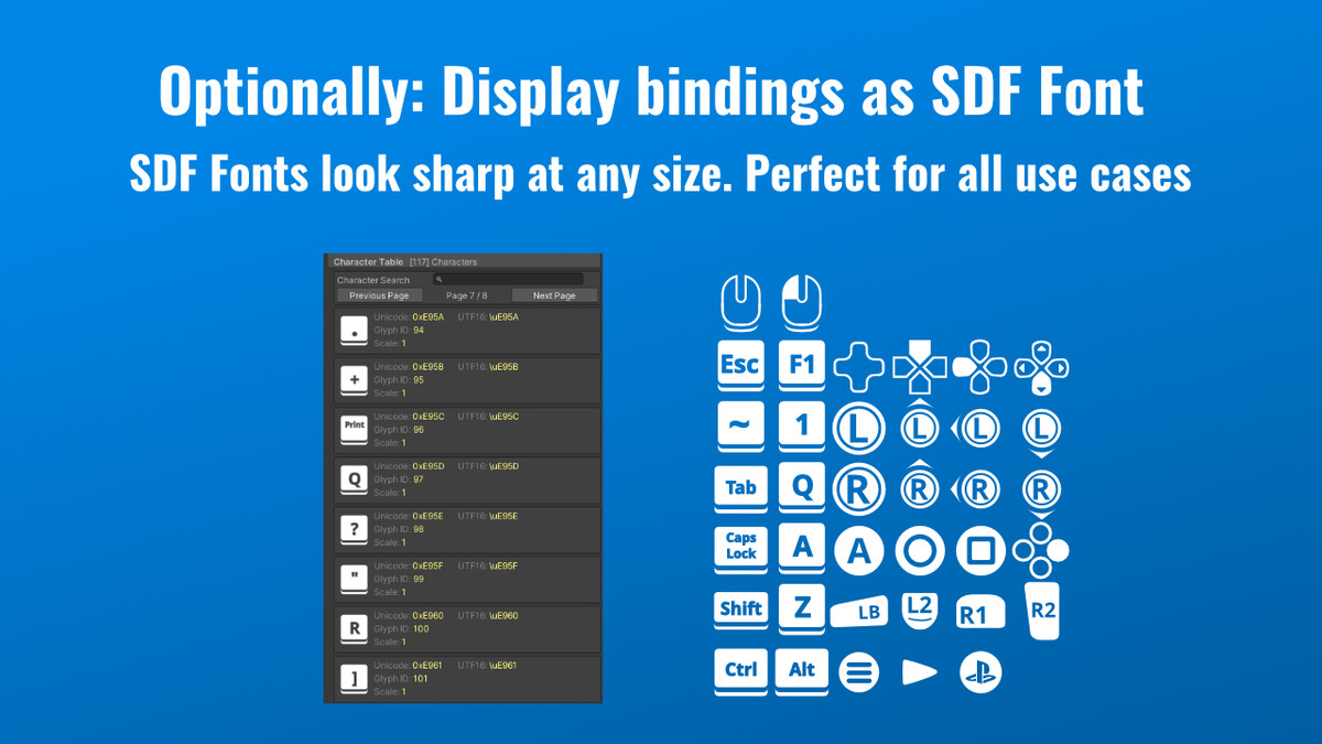 Input Icons: Core - Dynamic Prompts and Rebinding