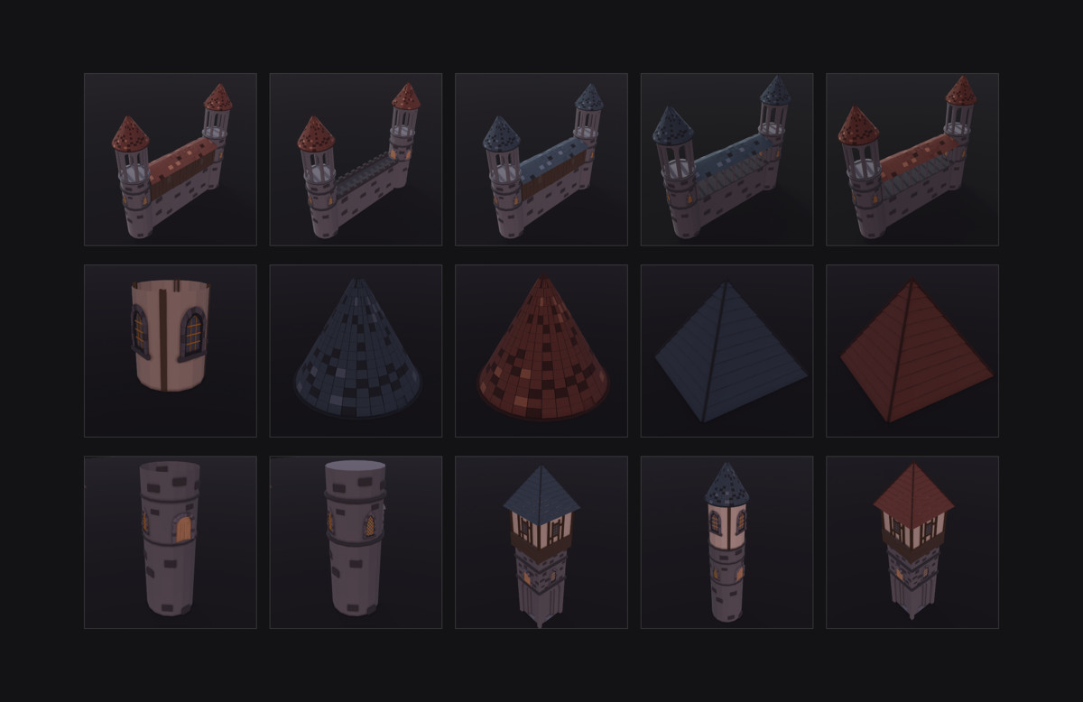 70+ Castle Assets
