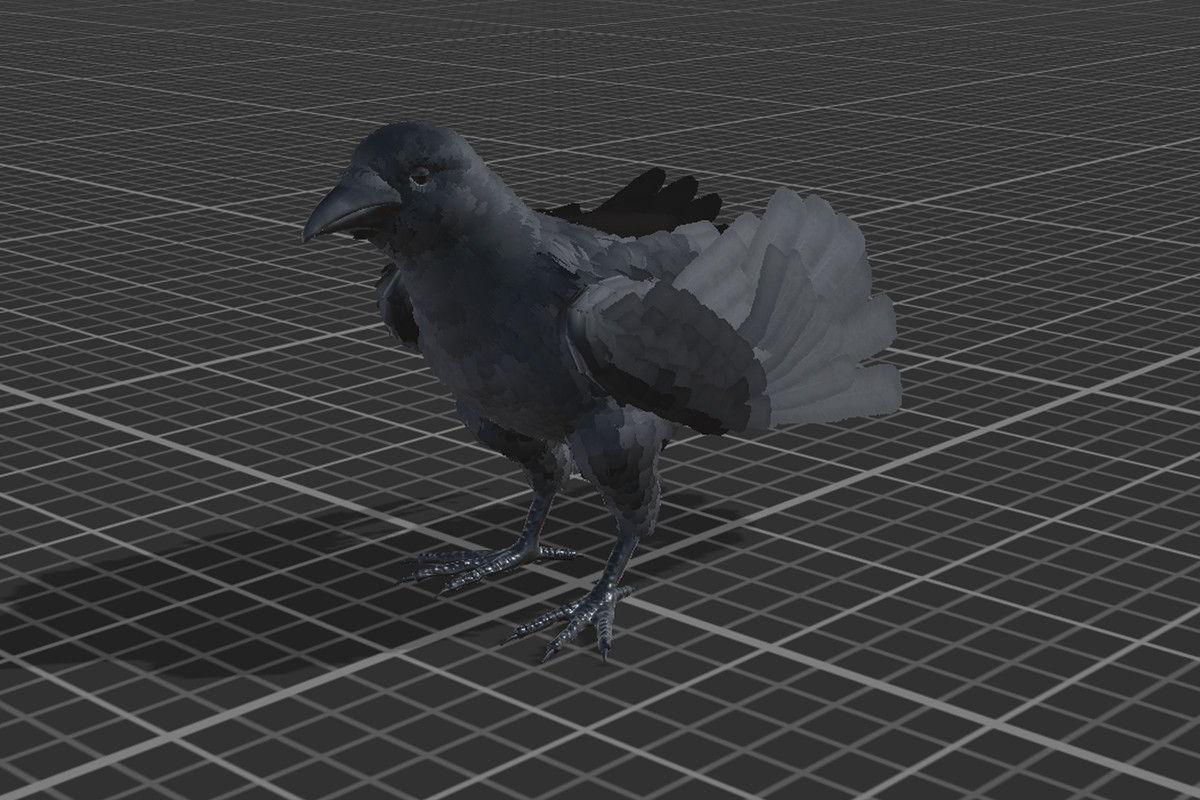 Crow Feathered