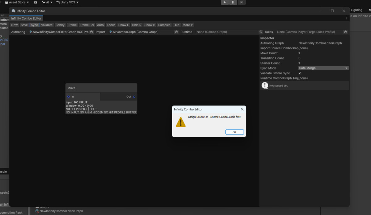 Infinity Combo Editor: Visual Combo Graph + Player Combo Forge