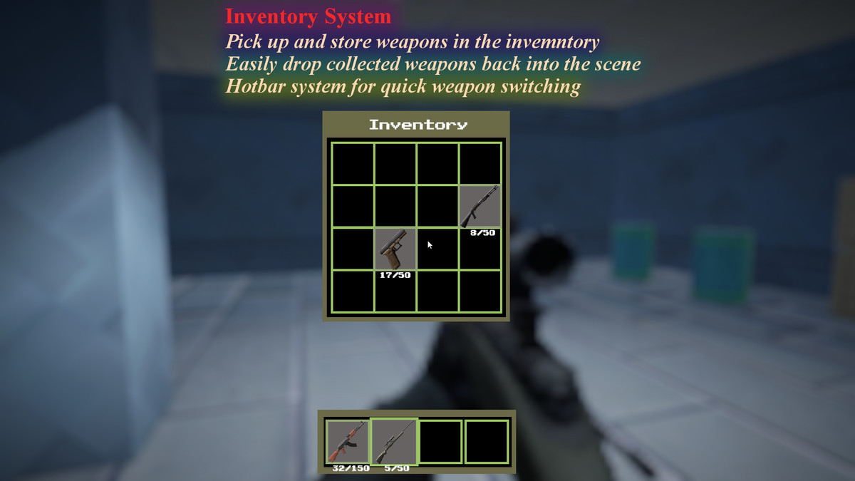 Retro FPS Kit - Weapons/Characters/Inventory