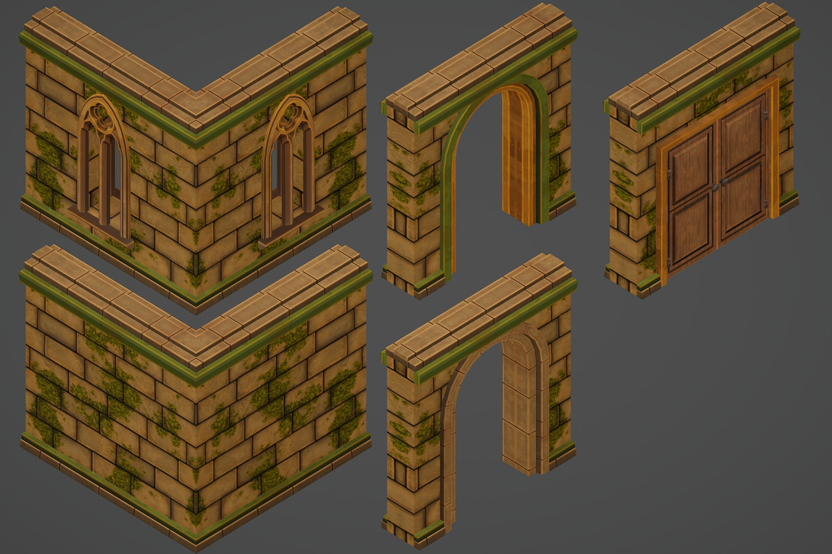 Ruins Forest Environment