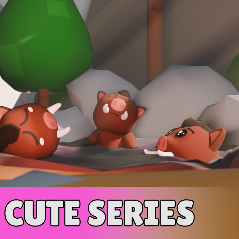 Cute low poly Animals part 1
