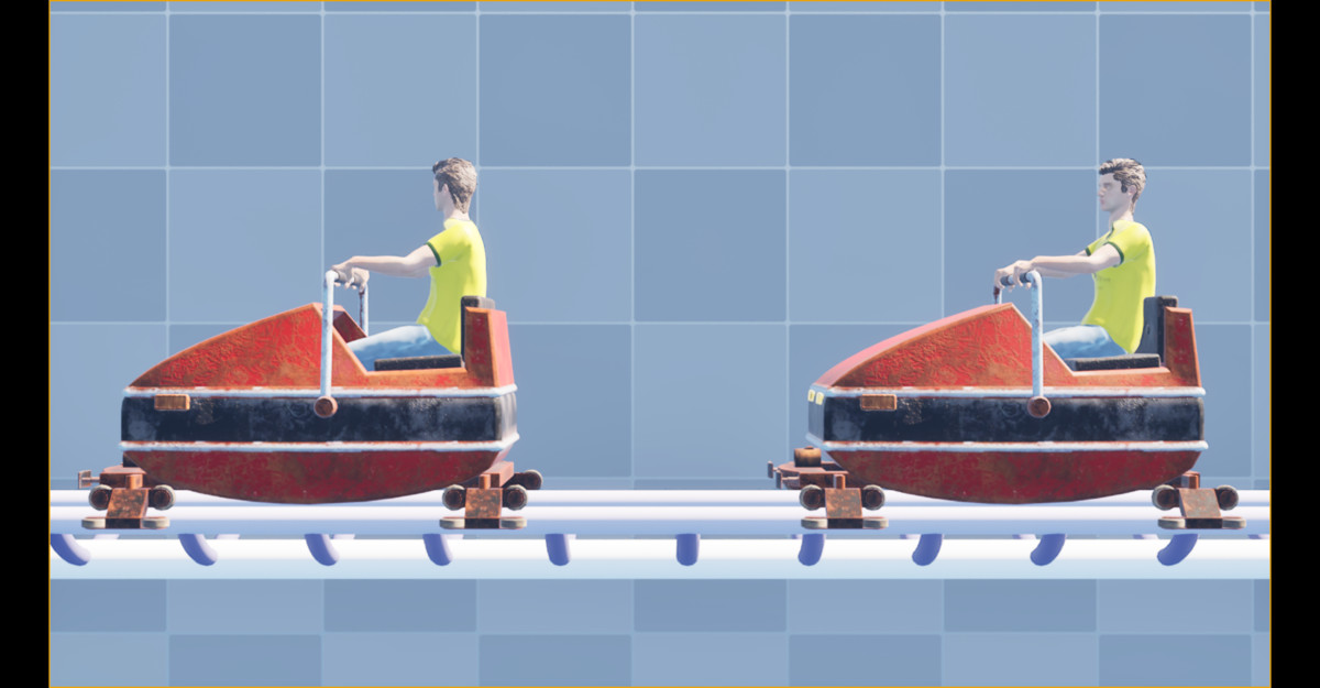 Roller Coaster NPC Animation