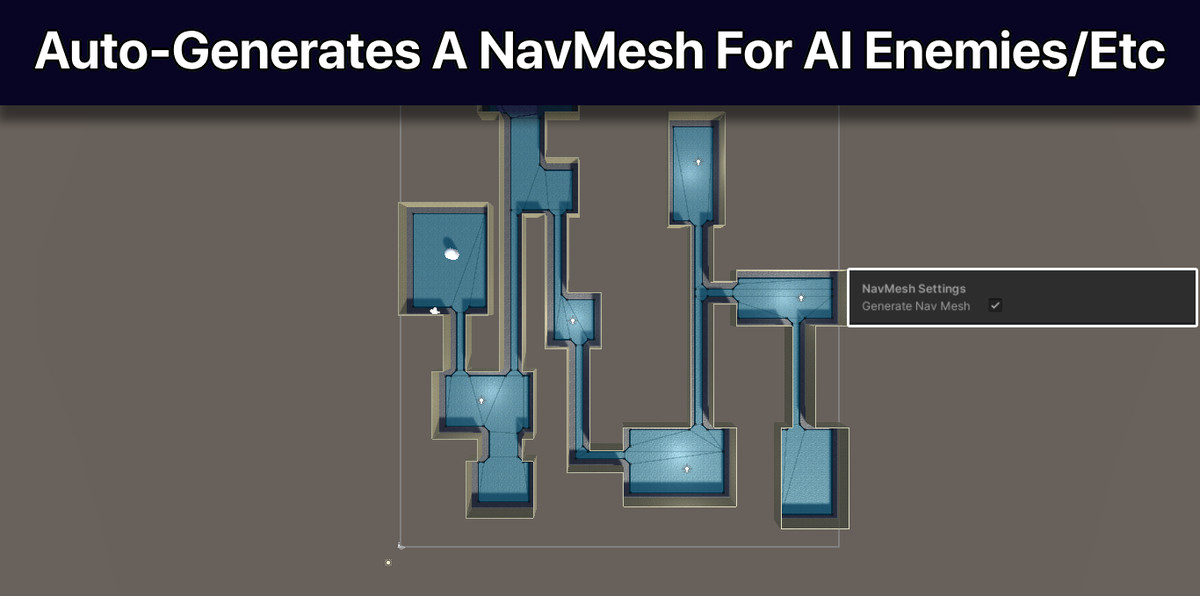 Level Generator Pro – Procedural Dungeons, Mazes, NavMesh & For Unity 6.0