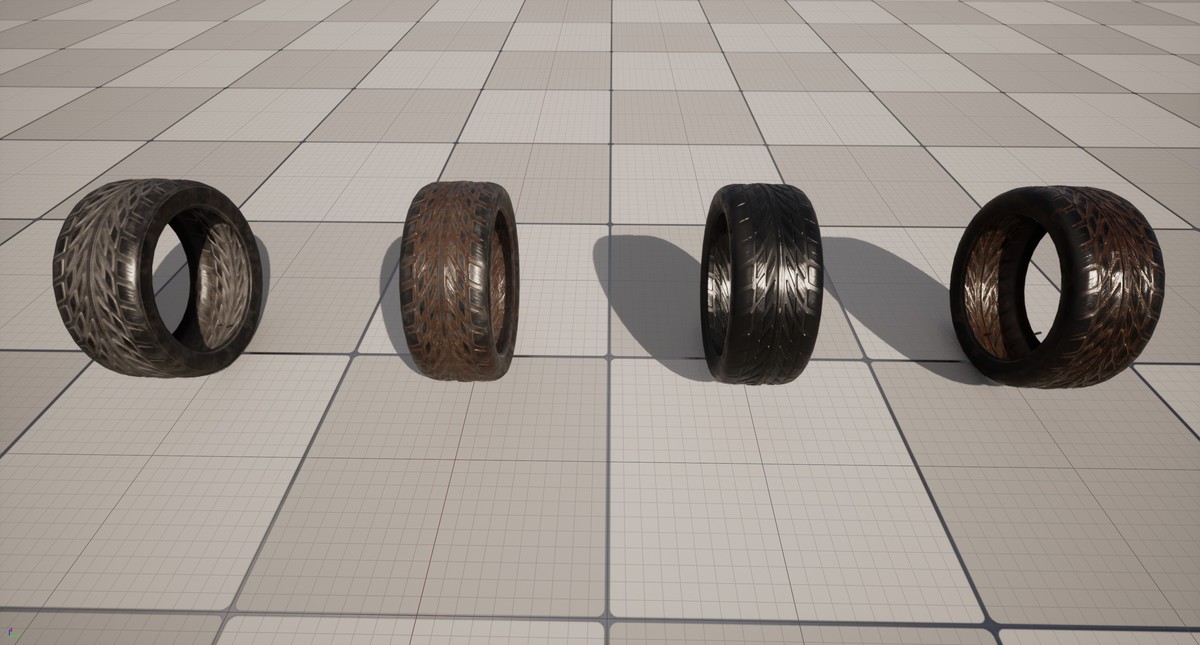 Kryxen Tire V1 - Game Ready