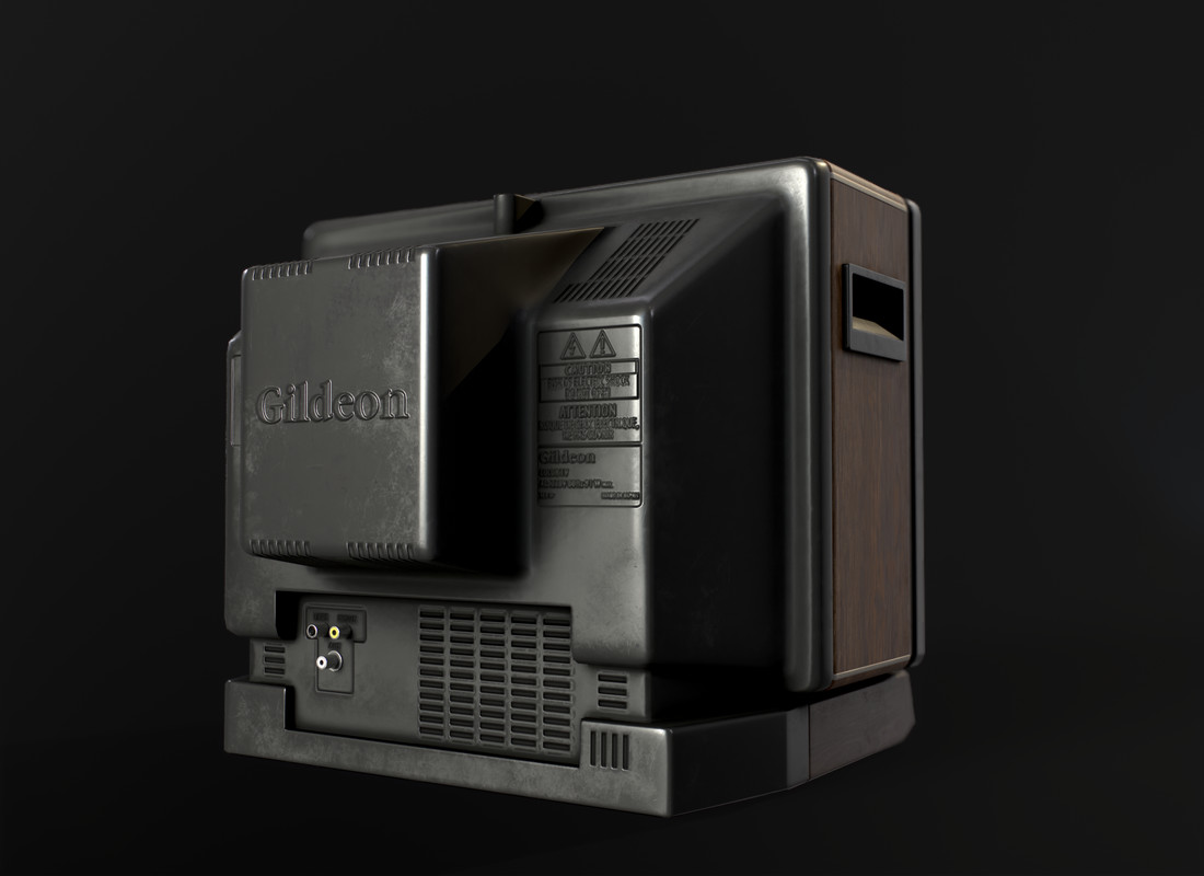 Retro TV Wooden case