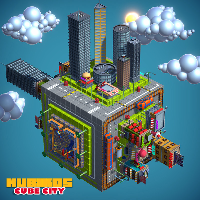 KUBIKOS Ultimate Bundle – Stylized Cube Worlds & Characters