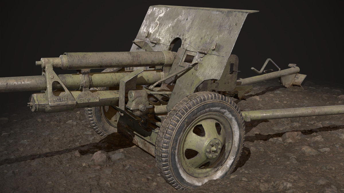 ZIS 2 Cannon WW II