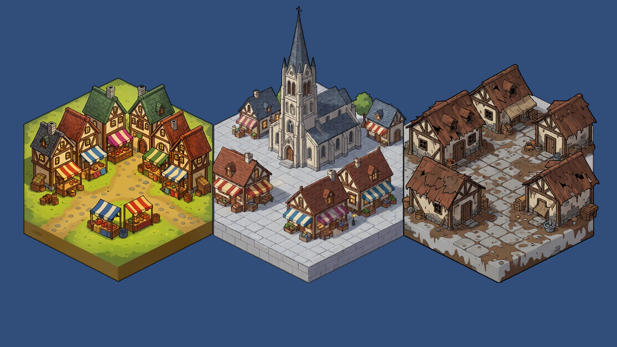 Ultimate Hex World Tiles Pack - Triple Realms Edition