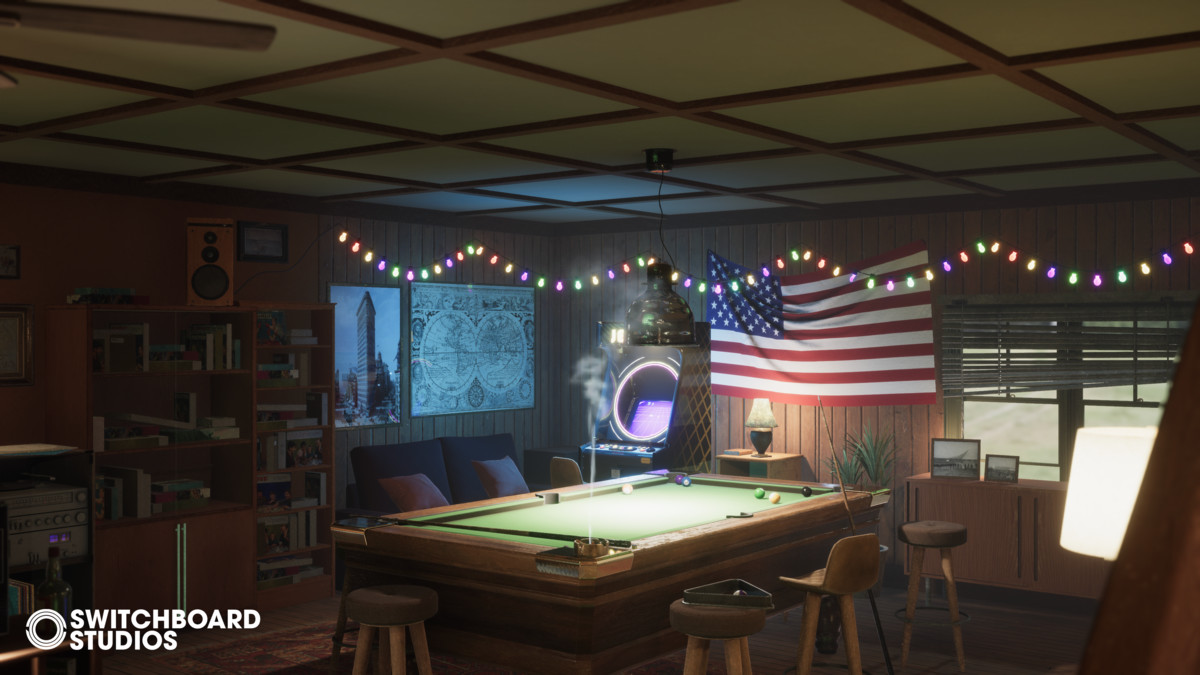 Board Game Room Interior