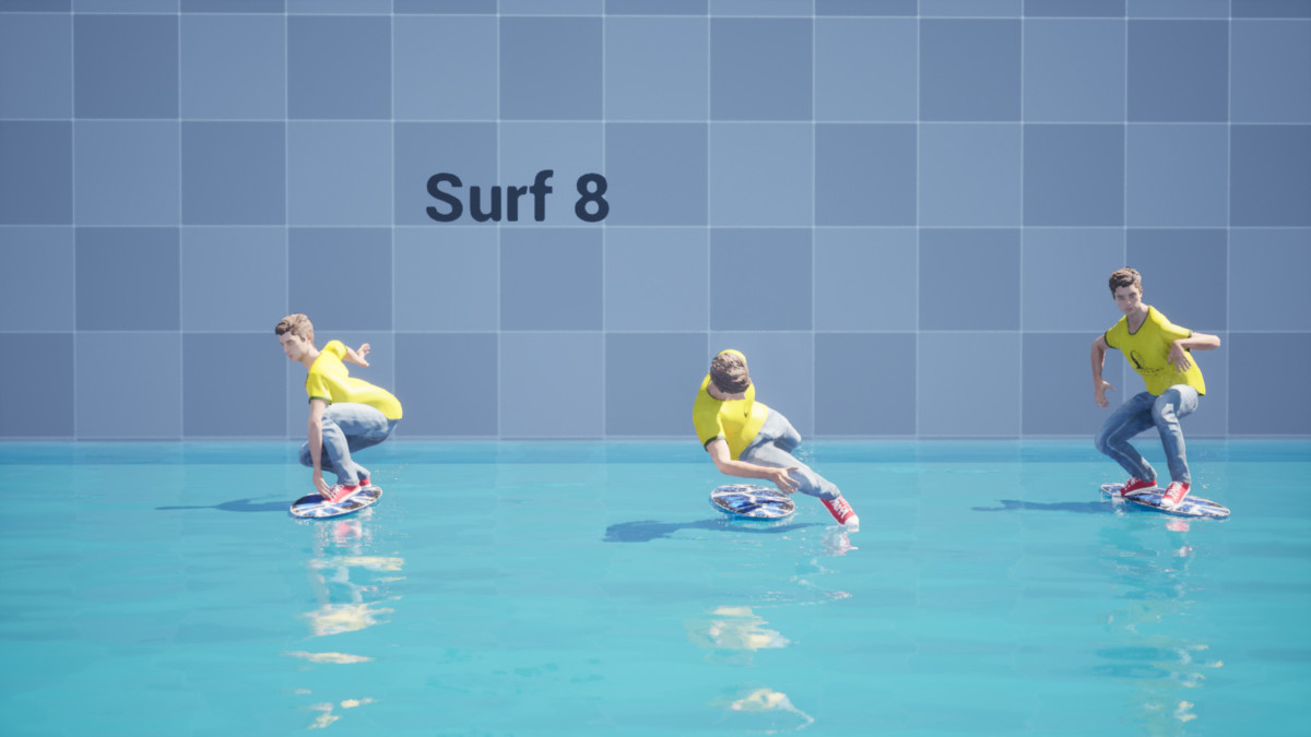 Surfing Animation