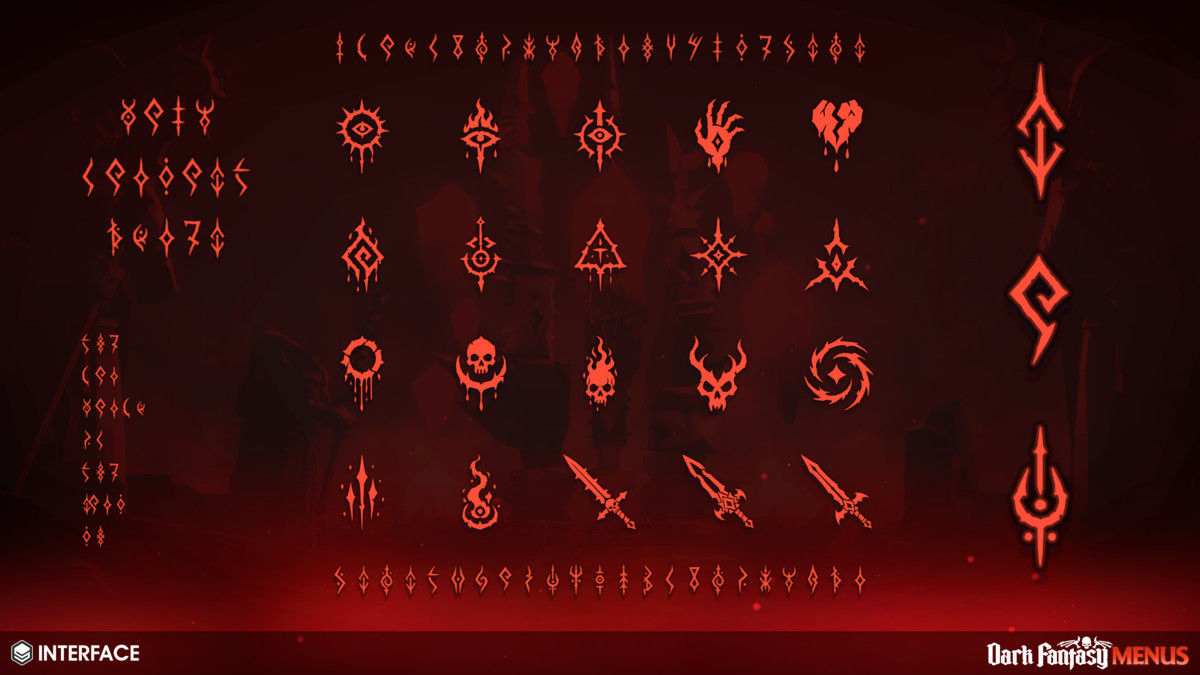 Dark Fantasy Menus - Synty INTERFACE - GUI, image 40